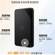 西部數(shù)據(jù)2T移動硬盤